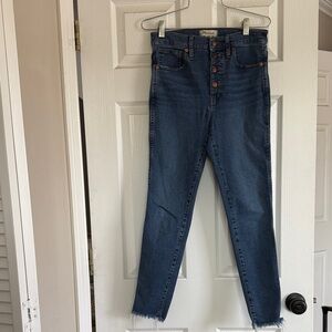Madewell High Rise Button-Fly jeans size 28